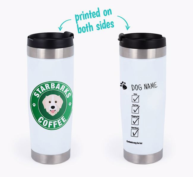 'Starbarks' - Photo Upload {breedFullName} Travel Mug